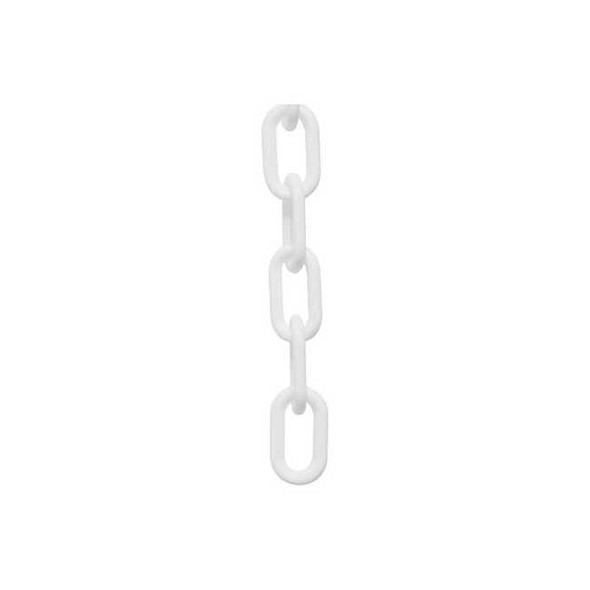 Manufacturer Varies Plastic Chain, White, 25 ft Length, Gloss 50001-25