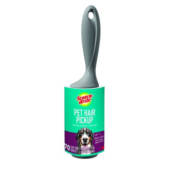 Scotch-Brite Pet Hair Roller,Gray 839RS-70 Scotch-Brite Pet Hair Roller,Gray 839RS-70