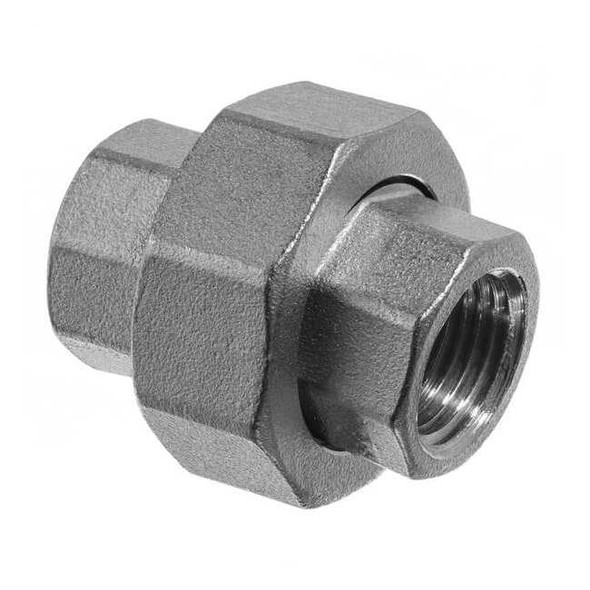 2 in Stainless Steel Union, Female BSPP, Class 150, 304 SS