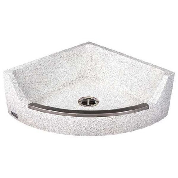 Acorn Controls Corner Mop Sink 24 in x 24 in, 1, Terrazzo TCR-28