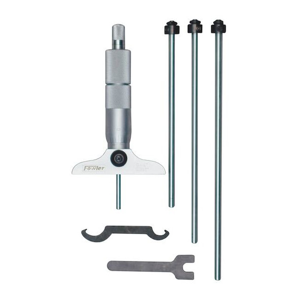 Fowler 0-4" Vernier Depth Micrometer 522251100
