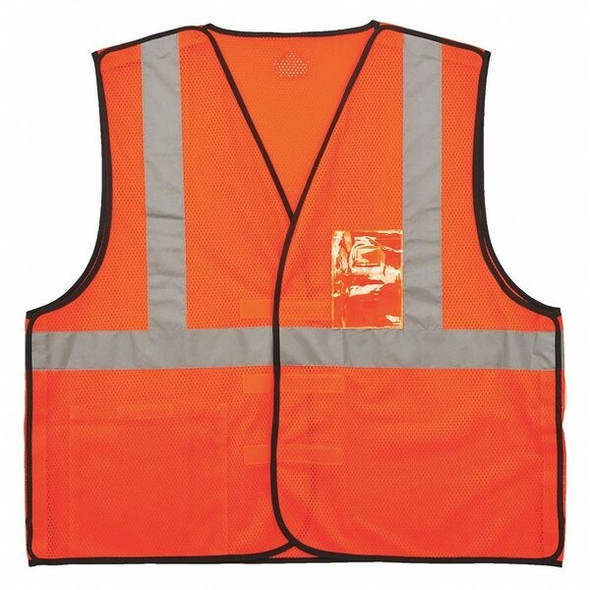 Ergodyne OrgSafety Vest ID Badge Holder,4XL/5XL 8216BA