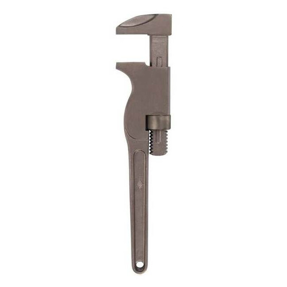 12 in L 2 1/4 in Cap. Nickel Aluminum Bronze Monkey Wrench