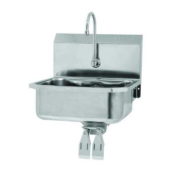 Sani-Lav Hand Sink,With Faucet,19 In. L,18 In. W 505L