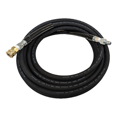 Continental Pressure Washer Hose,15 ft,Nitrile NPK-6K038-15-QC