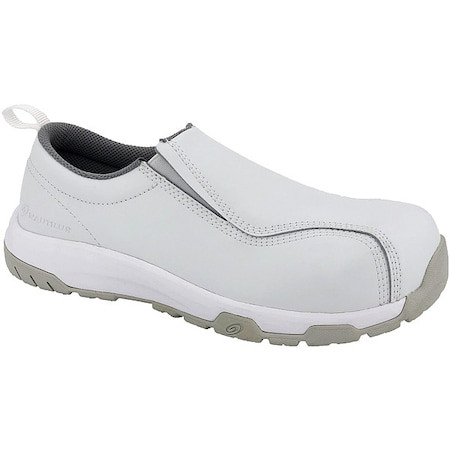Women's Composite Toe Loafer Shoe, White, 10, W, Nautilus 1652