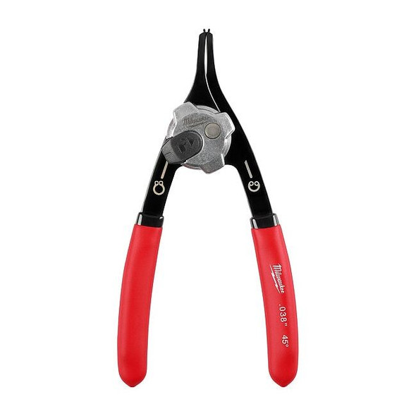45 Degrees Convertible Snap Ring Pliers with .038 in. Tip