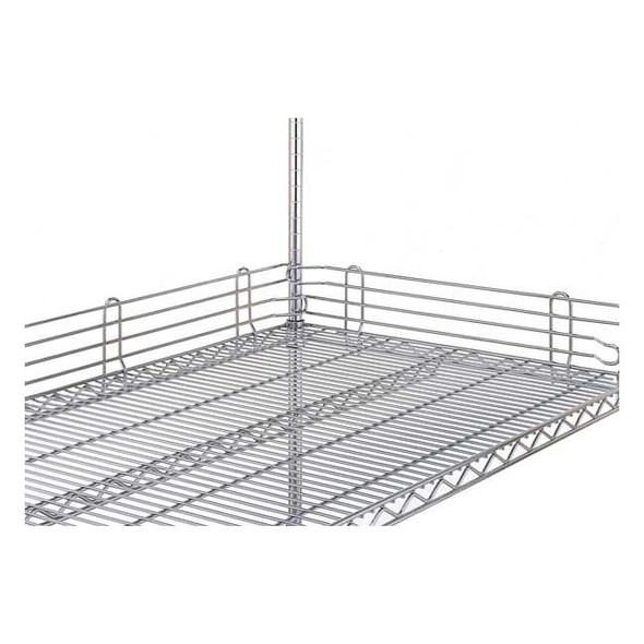 Metro Shelf Side/Back Ledge 4"H x 30"W,2PK L30N-4C