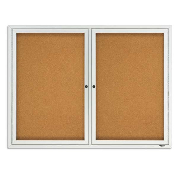 Quartet Enclosed Bulletin Board,36" x 48" 2364GGS Quartet Enclosed Bulletin Board,36" x 48" 2364GGS