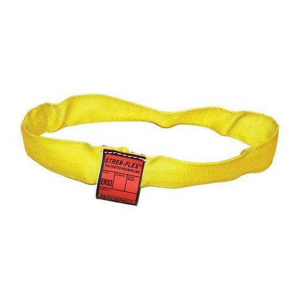 Stren-Flex Round Sling,Endless,Yellow,8 ft. L STRERS3-08
