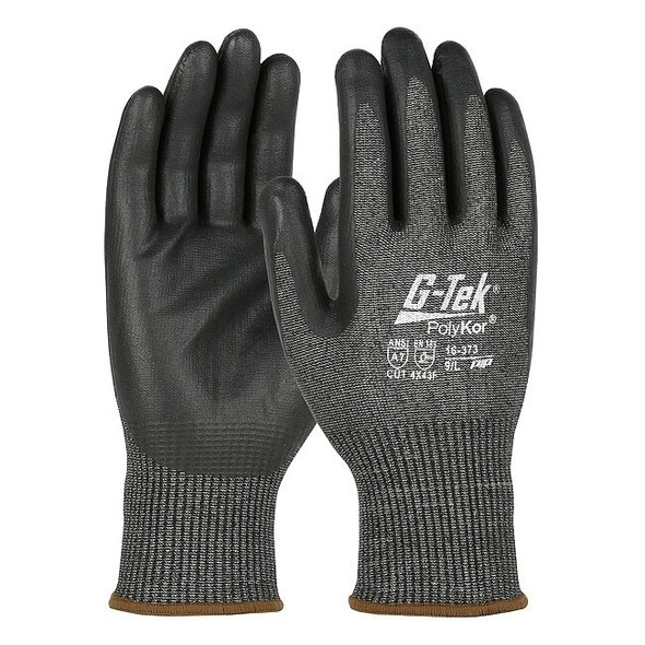 G-Tek Polykor Cut Resistant Glove, Cut Level A7 ,Nitrile ,Foam ,M 12 PK 16-373/M