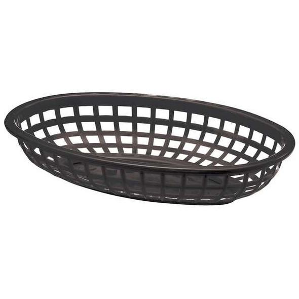 Tablecraft Food Serving Basket,6 3/16" W,Black,PK36 1074BK Tablecraft Food Serving Basket,6 3/16" W,Black,PK36 1074BK