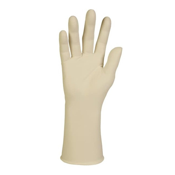 G3, Disposable Gloves, 8.7 mil Palm, Latex, Not Applicable, L, 100 PK, Beige