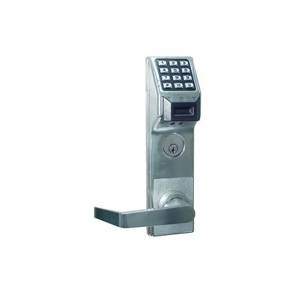 Locdown Electronic Lock,Brushed Chrome,12 Button PDL3500CRL US26D