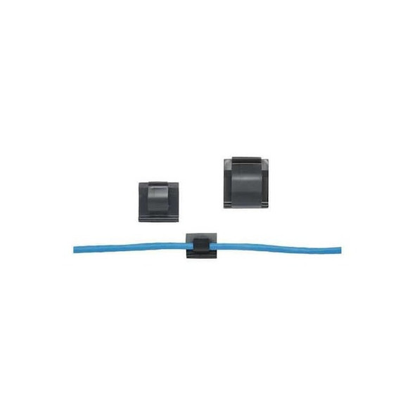 Panduit Cable Clip, Nylon 6/6, 0.5 lb. Strength, 100 PK ACC38-AT-C0