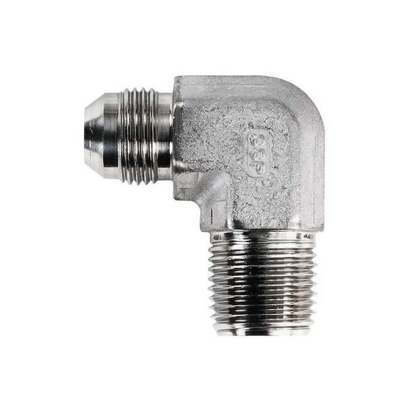 Eaton Aeroquip Adpt, MNPT-MJIC, 1/2-14, 7/16-20, El 2024-8-4SS