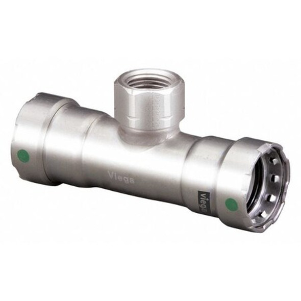 Viega MegaPress tee, 3/4" x 3/4" x 1/2" 90180 Viega MegaPress tee, 3/4" x 3/4" x 1/2" 90180