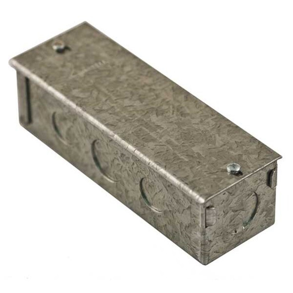 Poke-Through Box, 27 cu in, Wiring Box Type, 3 Gangs, Steel, Rectangular Shape