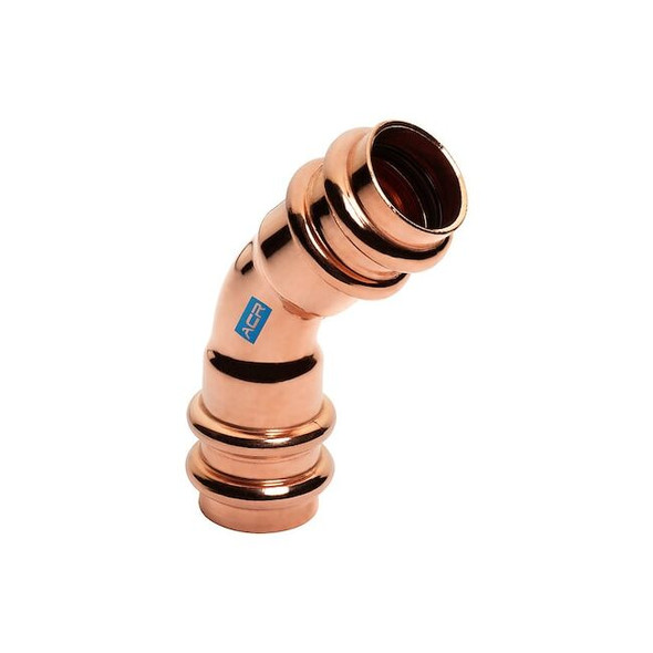 Streamline Elbow, Copper, Press-fit 1 3/8", 1 3/8" RP03050