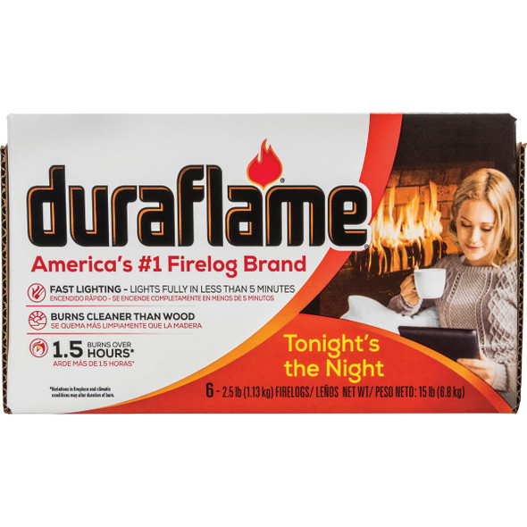 Duraflame 1.5-Hour Firelog (6-Pack) 625 592820