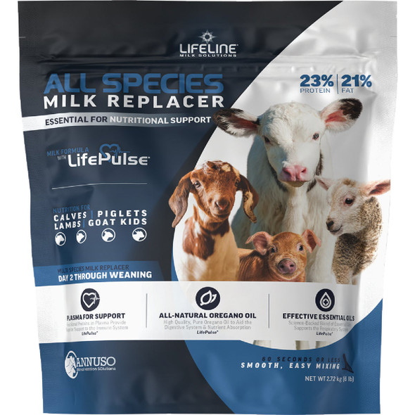 LifeLine 6 Lb. 23% Protein/21 % Fat All Species Milk Replacer 49806