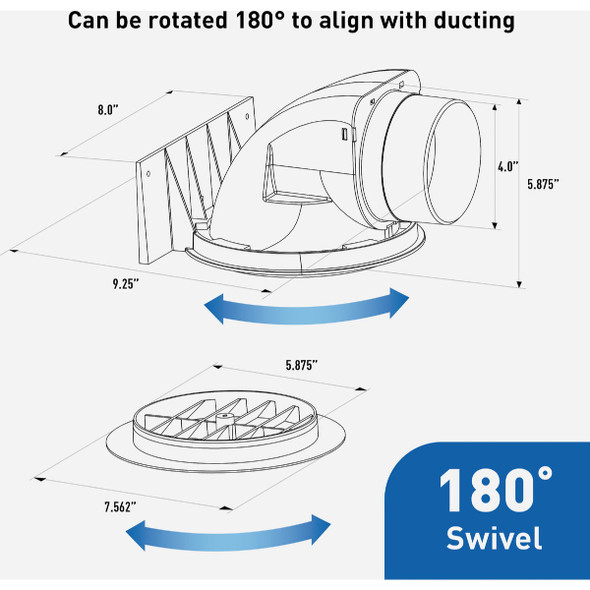 EZ Soffit Vent Termination End EZSV14R 548903