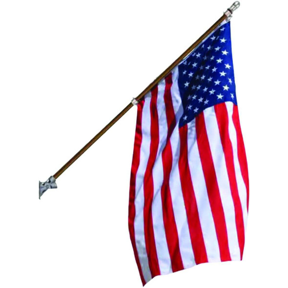 Valley Forge 3 Ft. x 5 Ft. Polyester American Flag & 6 Ft. Pole Kit 62673