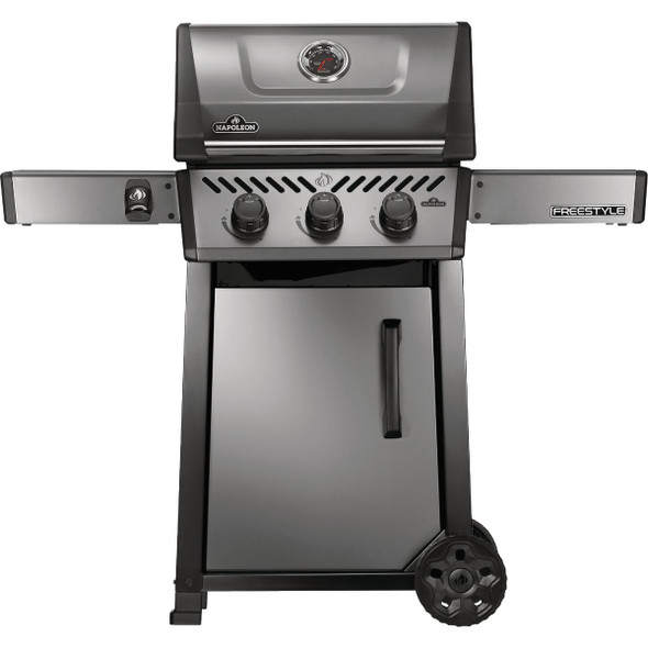 Napoleon Freestyle 365 3-Burner 33,000 BTU Propane Gas Grill, Graphite Gray