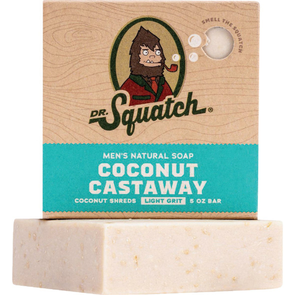 Dr. Squatch 5 Oz. Coconut Castaway Scent Bar Soap WH-BAR-CNO-01
