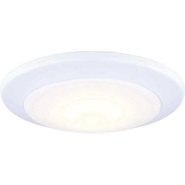 Canarm 7 In. White LED Round Disc Flush Mount Light Fixture DL6151WH
