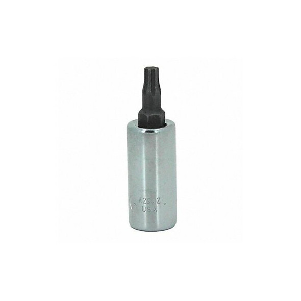 Sk Professional Tools Socket Bit, Steel, 1/4 in, TpSz T8 42938