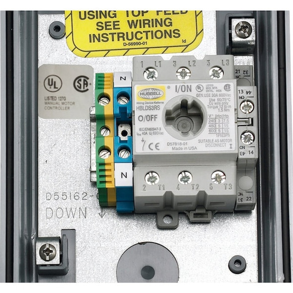 Hubbell Wiring Device-Kellems EnclosedDisconSw, NonFuse,30A,NonMetal HBLDS33ACNK