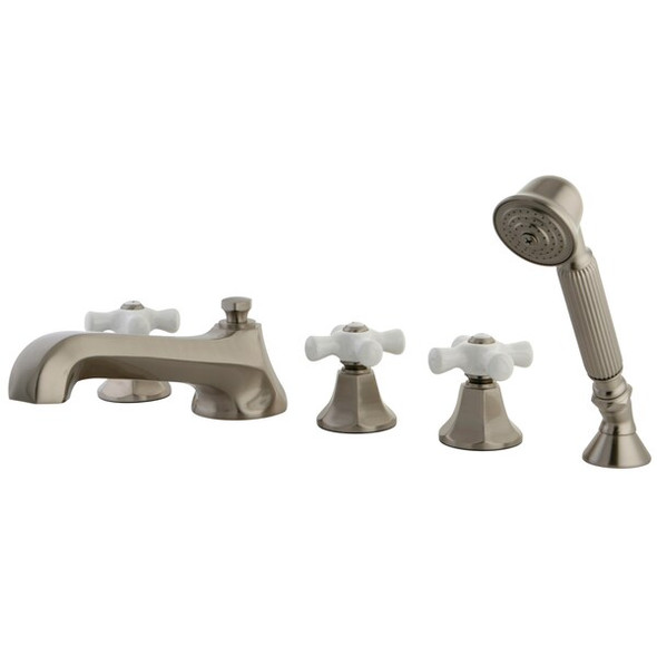 Kingston Brass KS43085PX Roman Tub Filler 5 Pieces With KS43085PX