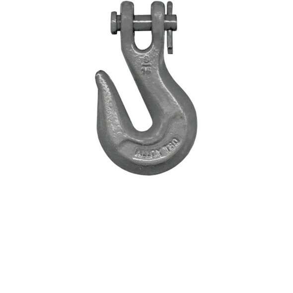 Clevis Grab Hook, 3/8 in, 7100 lb, Grade 80, Orange