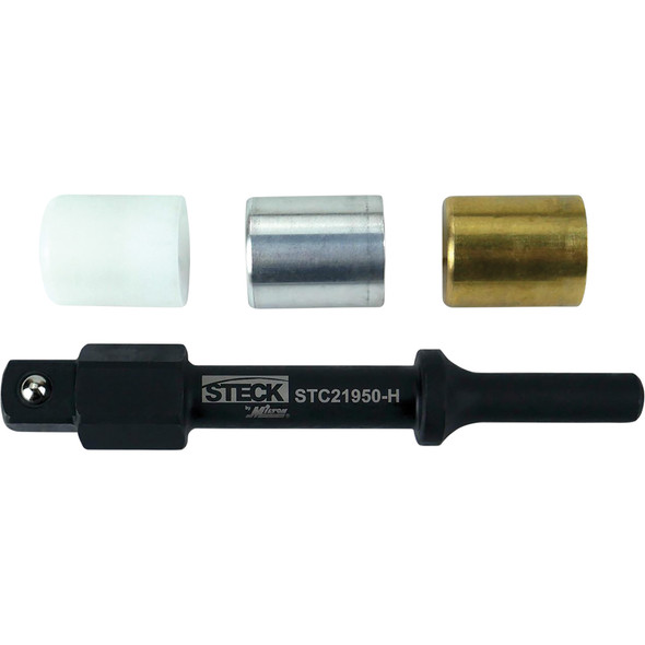 4-Piece Air Hammer Punch Set With Interchangeable Tips Non-Marring 21950