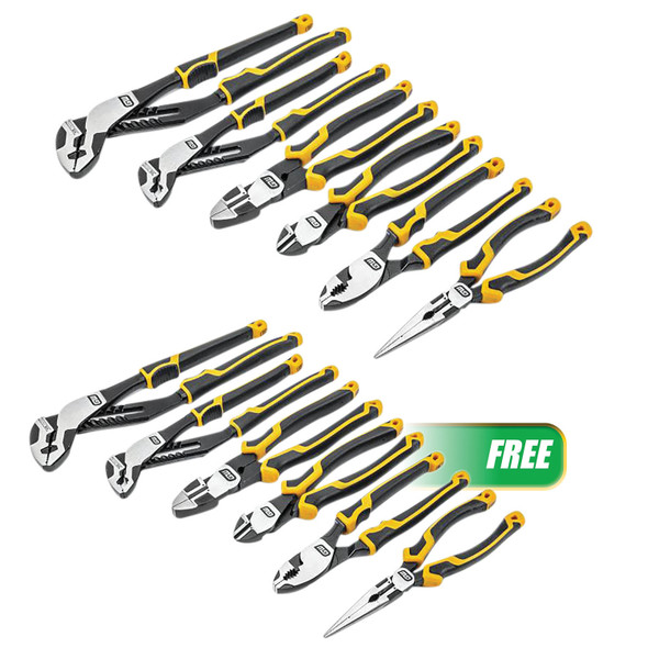 6 Piece 3.5 Ton Low Profile Floor Jack Bundle 82204C-06SH