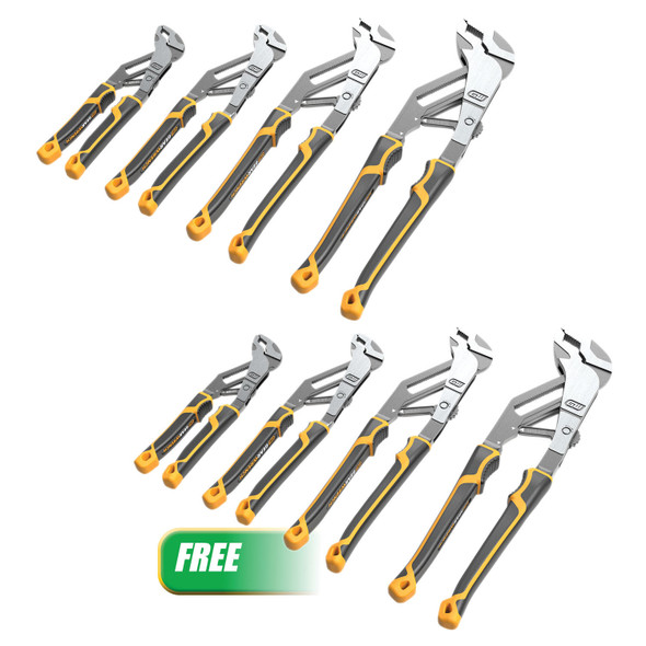 Buy(1) 4 Pc Pitbull Auto-Bite Material Pliers Get(1) 4 Pc Pitbull Auto-Bite Dual Material Pliers 82594CSH