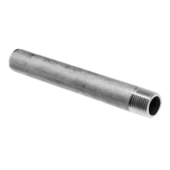 Manufacturer Varies Nipple,Schedule 40,1/2" ID,304 SS,4" L ZUSA-PF-15291