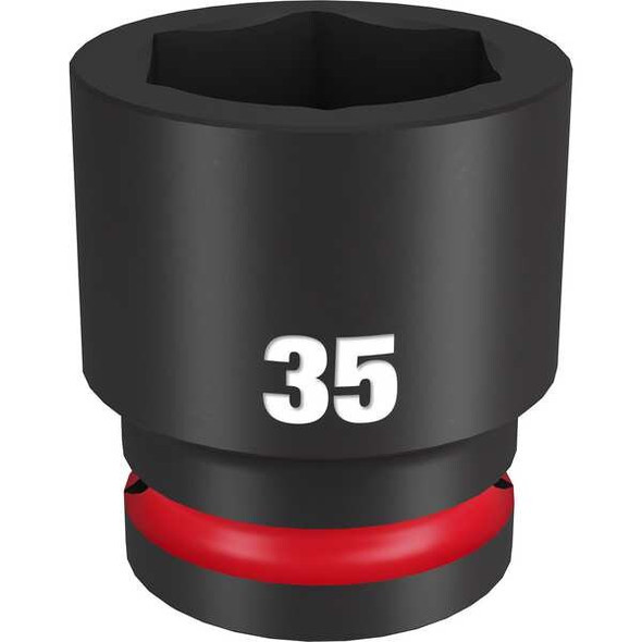 35mm SHOCKWAVE Impact Duty 3/4 in. Drive Standard 6 Point Impact Socket