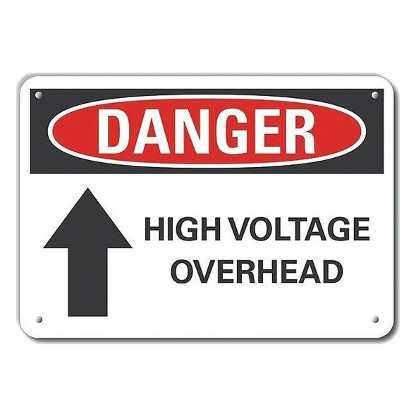 Lyle Alum Danger High Voltage,14"x10", LCU4-0193-NA_14X10 LCU4-0193-NA_14X10