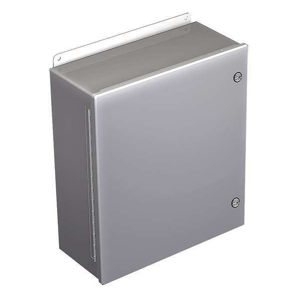 1/4 Turn Latch Electrical Enclosures, 14 in H, 6 in D, 12 in W, 12, 4, Steel