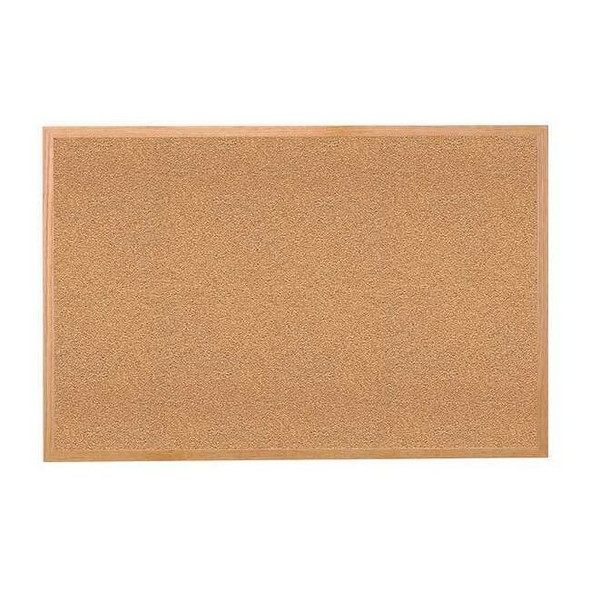 Ghent Cork Bulletin Board 96x48", Wood Frame WK48