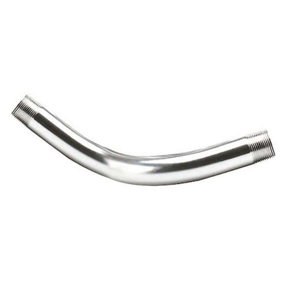 IMC 45 Deg Elbow, 1-1/4 in, Threaded, Aluminum, Plain, Silver