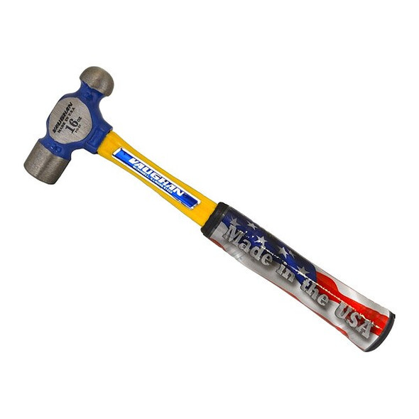 Vaughan Ball Pein Hammer,16 oz,Steel,13 in FS016