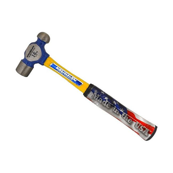 Vaughan Ball Pein Hammer,16 oz,Steel,13 in FS016