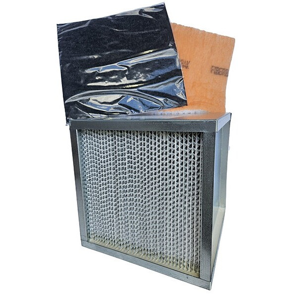 Omniclean AirFilter,12inD,16inH,16inW,Pleated HEPA-1200H