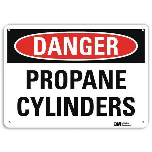 Danger Sign, 10 in H, 14 in W, Horizontal Rectangle, English, U3-1935-NA_14x10