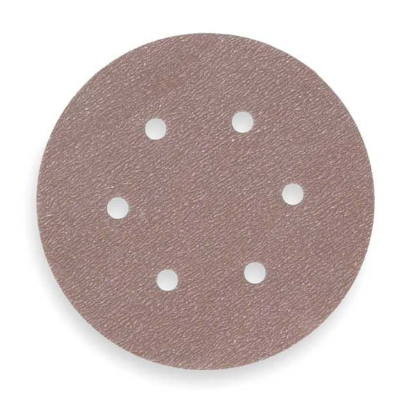 Norton Abrasives PSA Disc Roll,6 Hole,6 In,P120G,AlO 66261131513