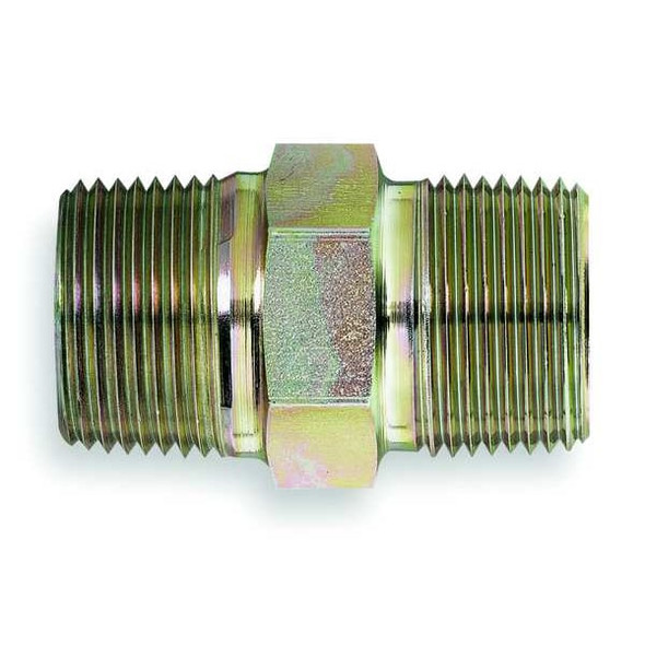 Eaton Aeroquip Adpt, MNPT-MNPT, 1-1/2-11-1/2, Straight 2083-24-24S