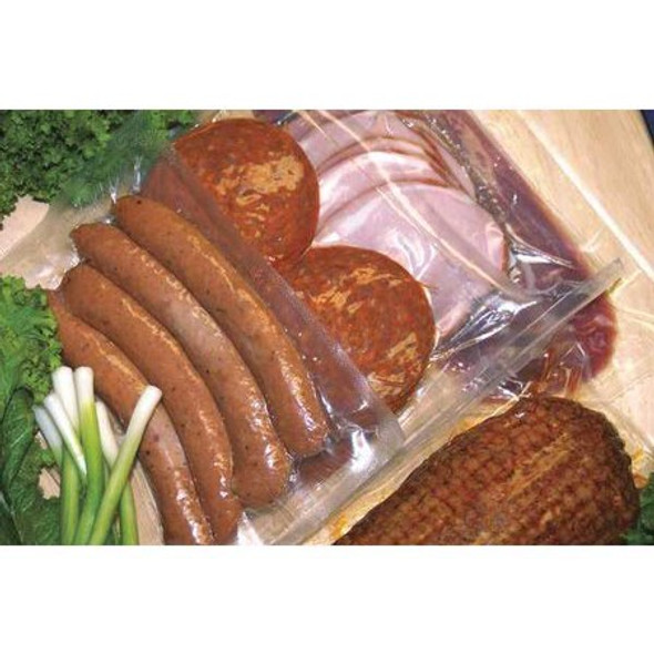 Vacuum Sealer Bags, 12" x 6", 3 mil, Clear, Heat Seal, 1000 PK